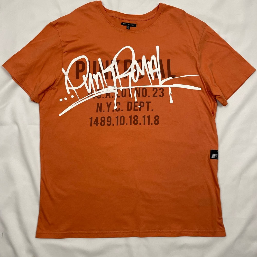 T-shirt men Punk Royal size XL